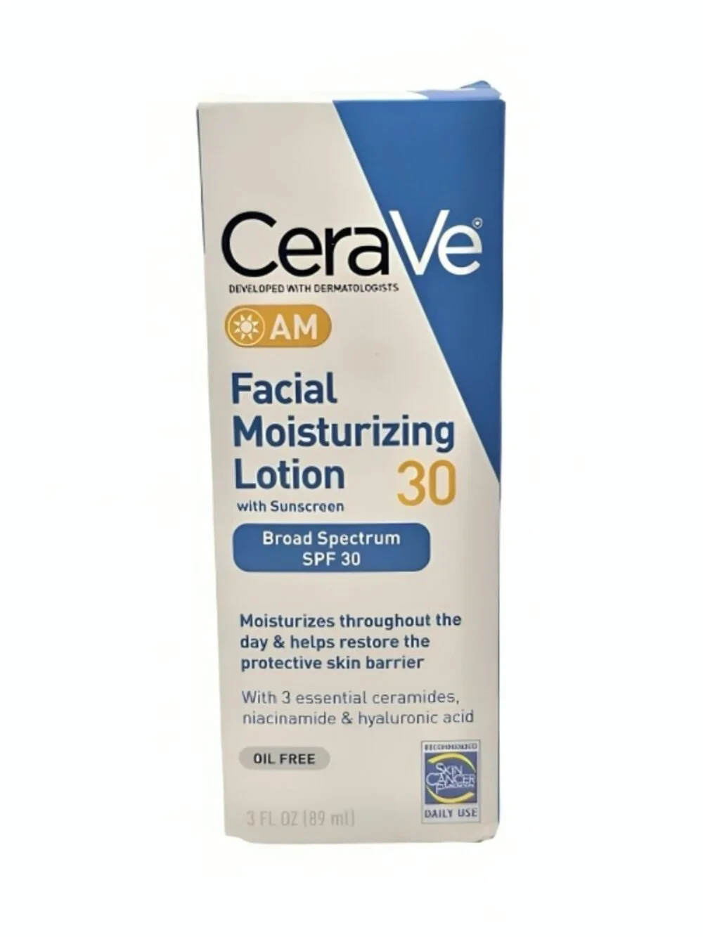 CeraVe AM Facial Moisturizing Lotion SPF 30 Sunscreen 3oz New